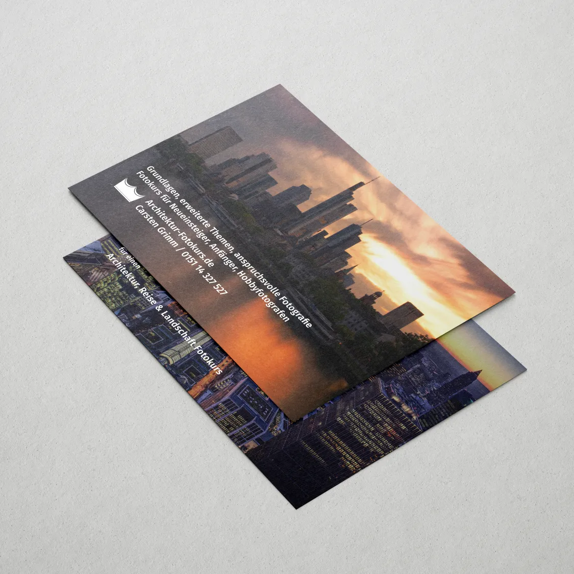 Gutschein f&uuml;r einen Fotokurs in Frankfurt